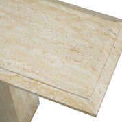 Outdoor Console Table Charles faux travertine