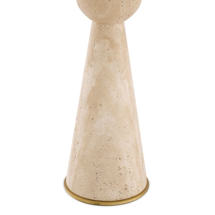 Table Lamp Novak travertine incl shade