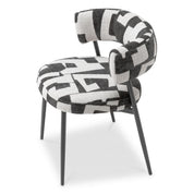 Silla de comedor Folsom Brooklyn negra