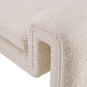Bench Tondo L bouclé cream