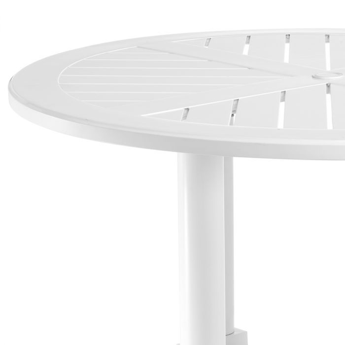 Outdoor Dining Table Bell Rive round S white