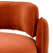 Chair Chaplin savona orange velvet