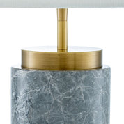 Table Lamp Lxry grey marble incl shade