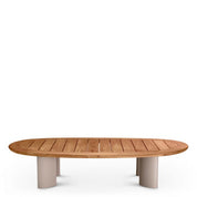 Outdoor Coffee Table Free Form natural teak
