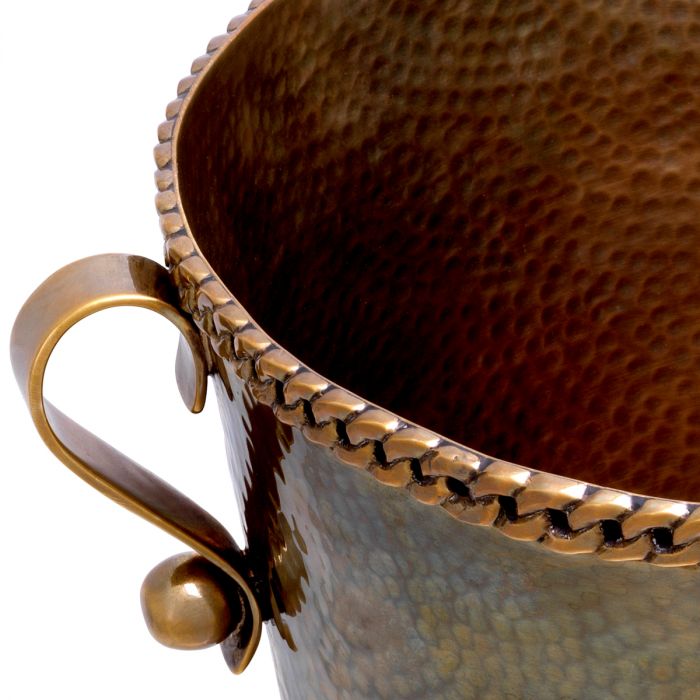 Wine Cooler Wagram vintage brass finish