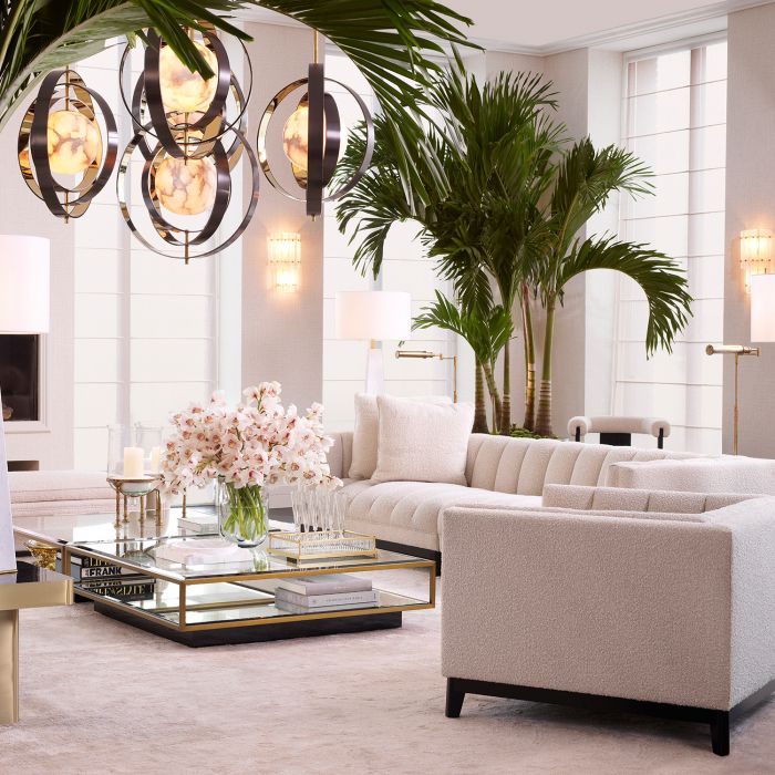 Coffee Table Ryan brushed brass finish