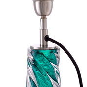 Table Lamp Barron turquoise nickel finish
