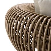 Outdoor Chair Siderno viola sand faux rattan