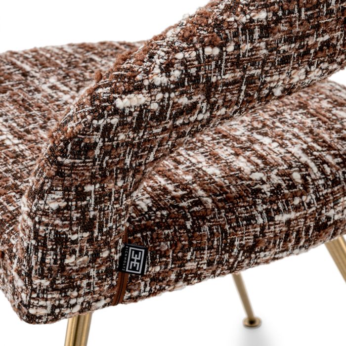 Dining Chair Bravo bouclé sonata red