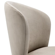 Dining Chair Volante roche beige velvet