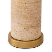 Table Lamp Lxry travertine incl shade