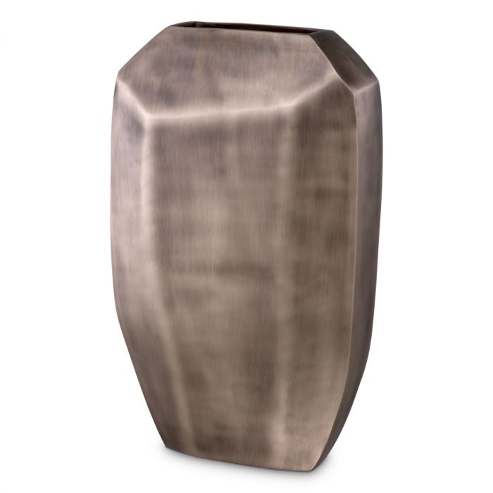 Vase Linos L matte nickel finish