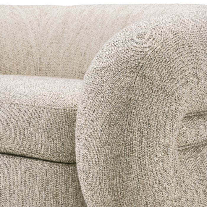 Swivel Chair Cosenza splendor light grey