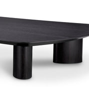 Coffee Table Bergman charcoal grey oak veneer