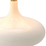 Table Lamp Jones crackled white ceramic incl shade