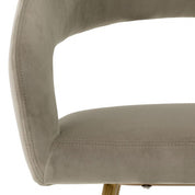 Dining Chair Bravo savona greige velvet