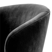 Dining Chair Kinley savona dark grey velvet