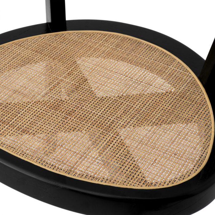 Silla de Comedor Alvear acabado negro clásico