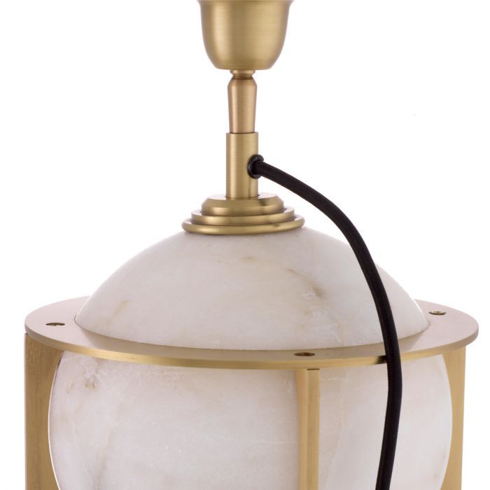 Table Lamp Eternity antique brass finish incl shade