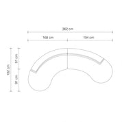 Sofa Lennox bouclé cream