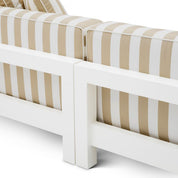 Outdoor Sofa Cap-Antibes matte white florent beige