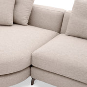 Sofa Moderno L aveiro sand