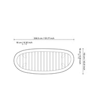 Outdoor Dining Table Free Form natural teak