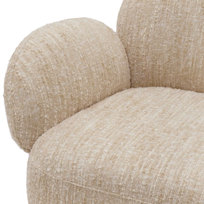Swivel Chair Madrone bouclé sonata cream