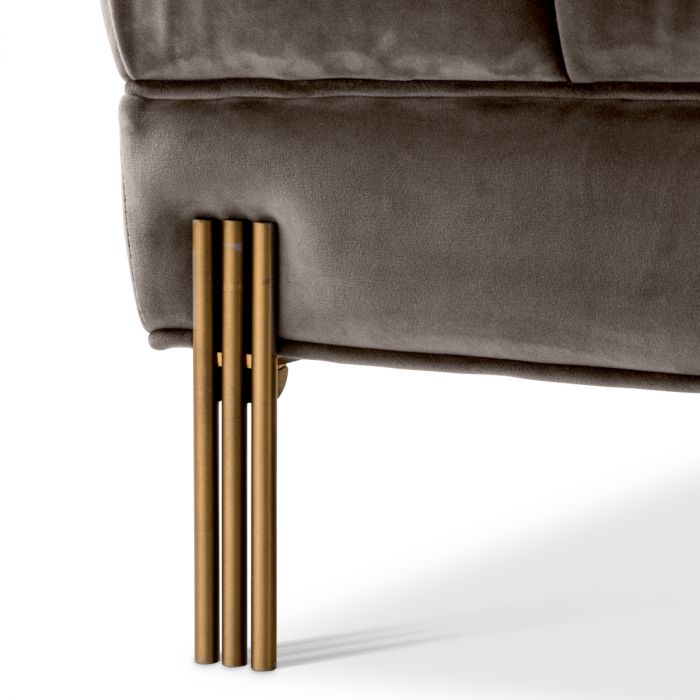 Bench Sienna savona grey velvet