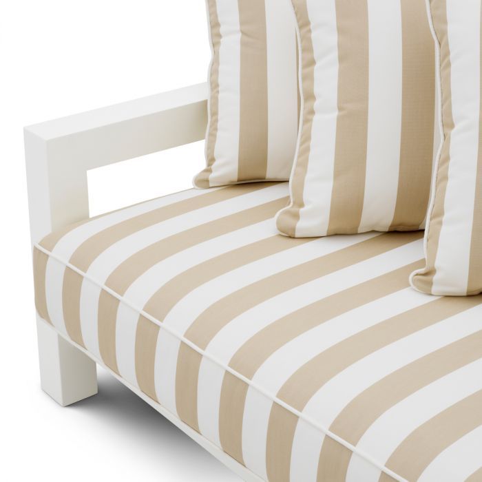 Outdoor Sofa Cap-Antibes matte white florent beige