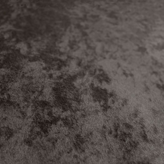 Silla de comedor Dorland roche terciopelo gris oscuro