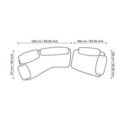 Sofa Cabrera lyssa off-white