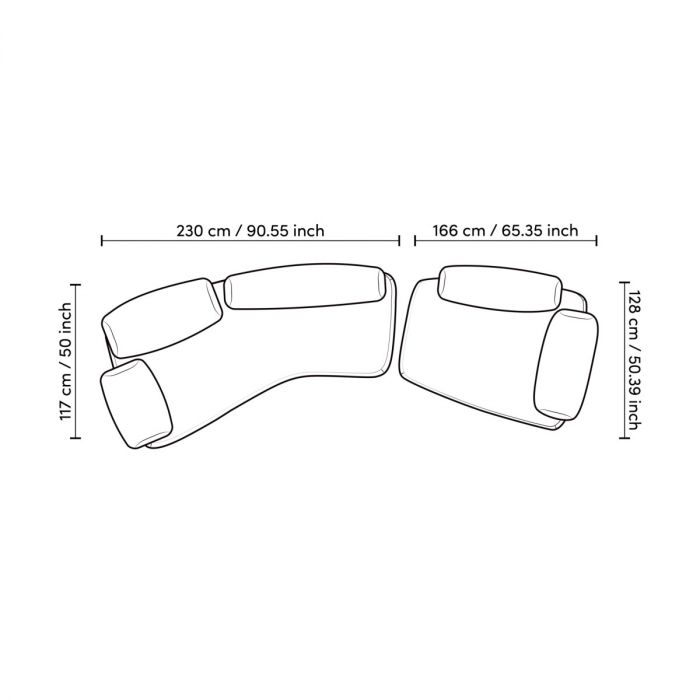 Sofa Cabrera lyssa off-white