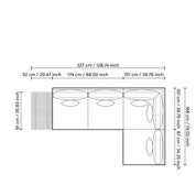 Outdoor Sofa Royal Palm sand sunbrella canvas