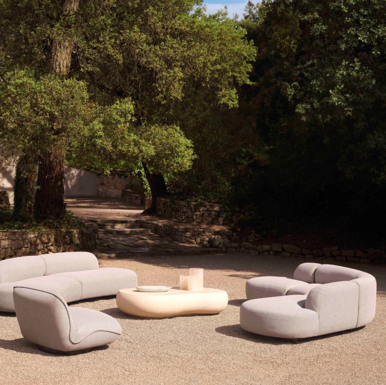 Outdoor Sofa Björn L mauritius light grey