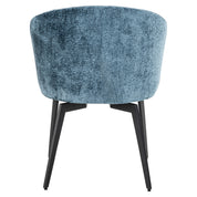 Chair Amphara blue chenille fire retardant (Bergen 601 blue chenille)