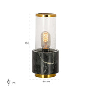 Table lamp Conan (Black/gold)