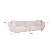Sofa Armand lovely cream (Be Lovely 11 Cream)