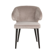 Chair Indigo khaki velvet (Quartz Khaki 903)