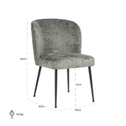 Chair Fallon Thyme Fusion / black (Fusion thyme 206)