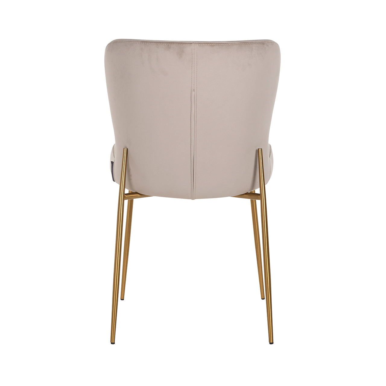 Chair Odessa khaki velvet / burshed gold fire retardant (FR-Quartz 903 Khaki)