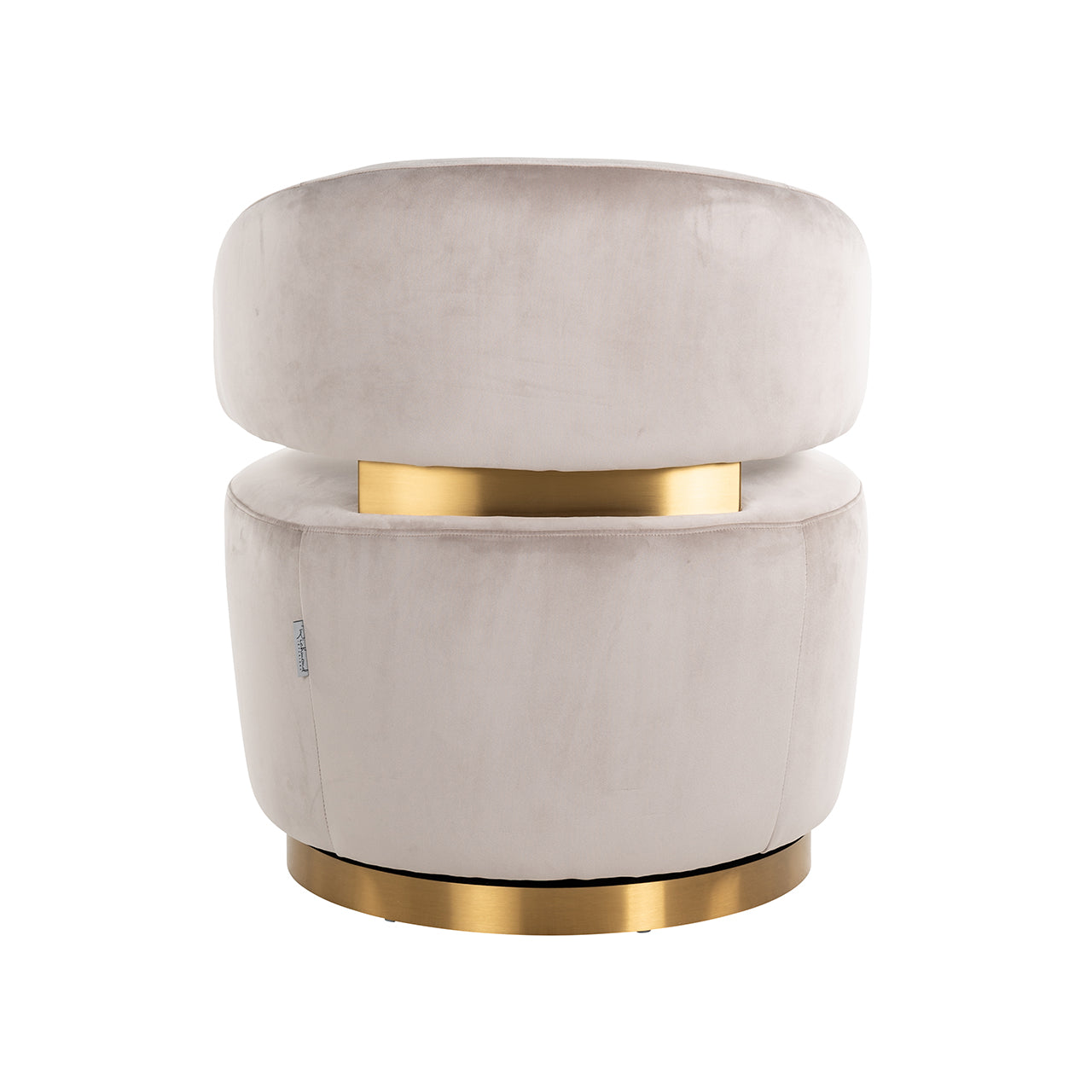 Swivel chair Maxime khaki velvet (Quartz Khaki 903)