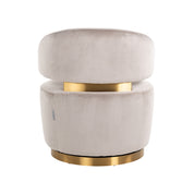 Swivel chair Maxime khaki velvet (Quartz Khaki 903)