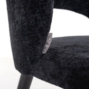 Chair Savoy black chenille (Bergen 809 black chenille)