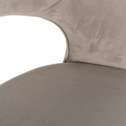 Chair Savoy khaki velvet (Quartz Khaki 903)