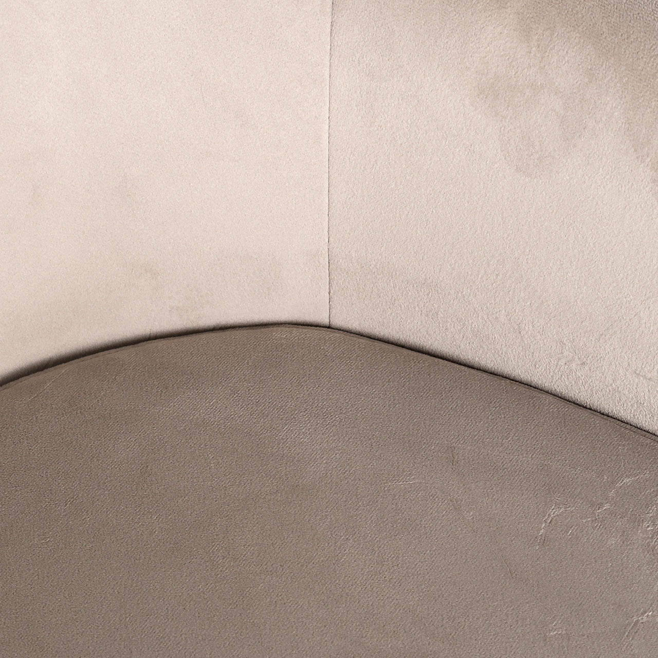 Chair Fay khaki velvet fire retardant (FR-Quartz 903 Khaki)