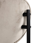 Stoel Kaylee khaki velvet (Quartz Khaki 903)