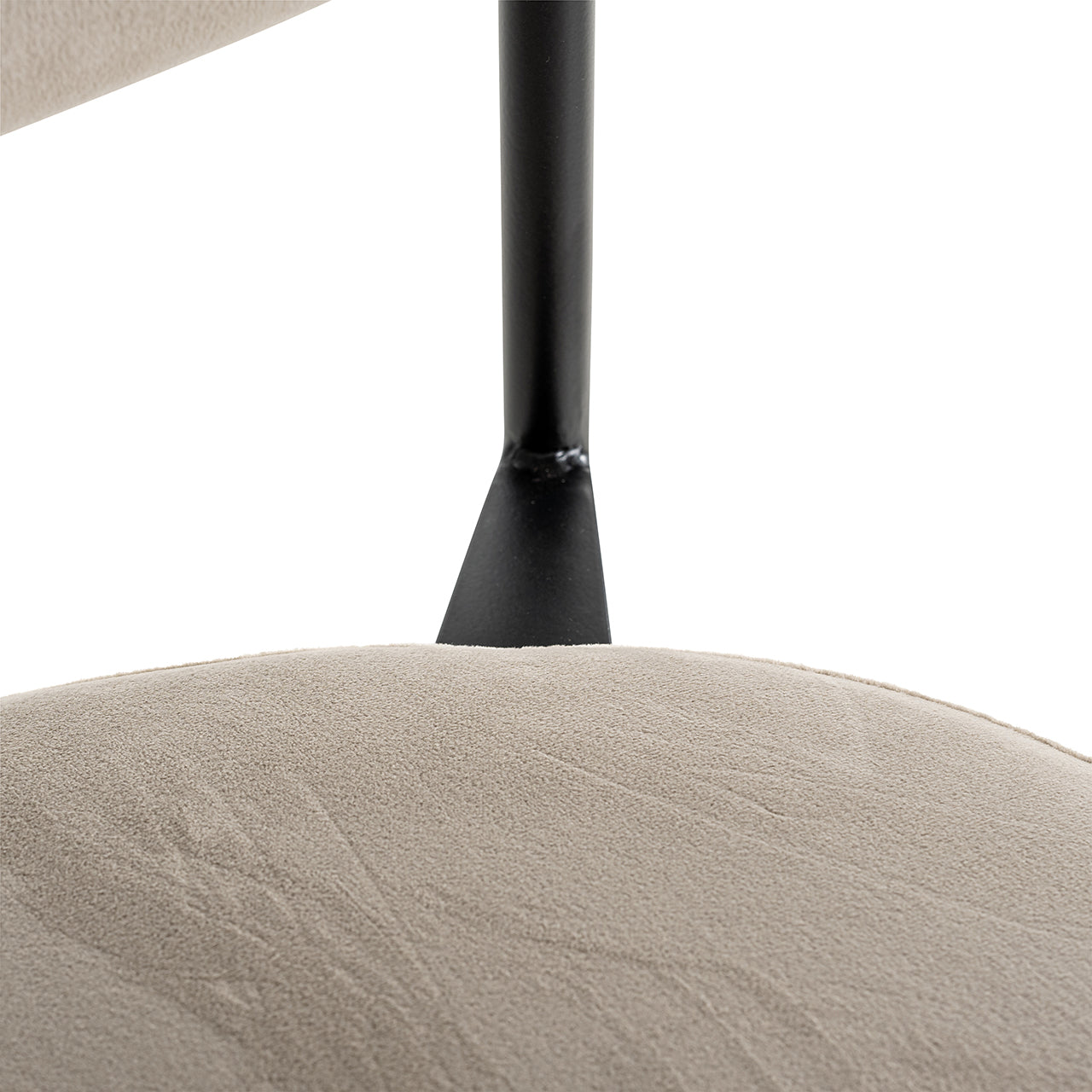 Stoel Kaylee khaki velvet (Quartz Khaki 903)