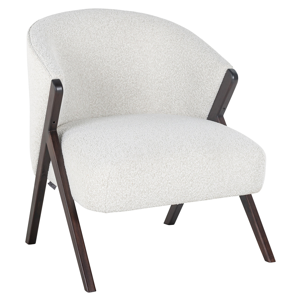 Lounge chair Mia (Copenhagen 900 Bouclé White)
