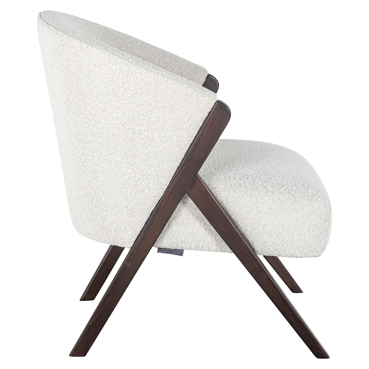 Lounge chair Mia (Copenhagen 900 Bouclé White)